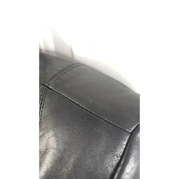 Adler Collection Black Leather Jacket Size Small‎ - Picture 3 of 4